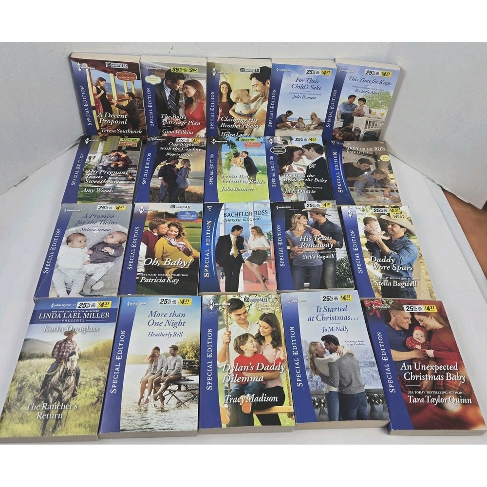 20 Harlequin Special‎ Edition Romance Novels Paperback Home & Family Category